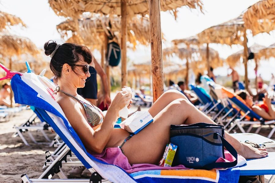 From Chania: Elafonisi and Falasarna Guided Tour with Snacks - Falasarna beach: white sand time with the turquoise mood