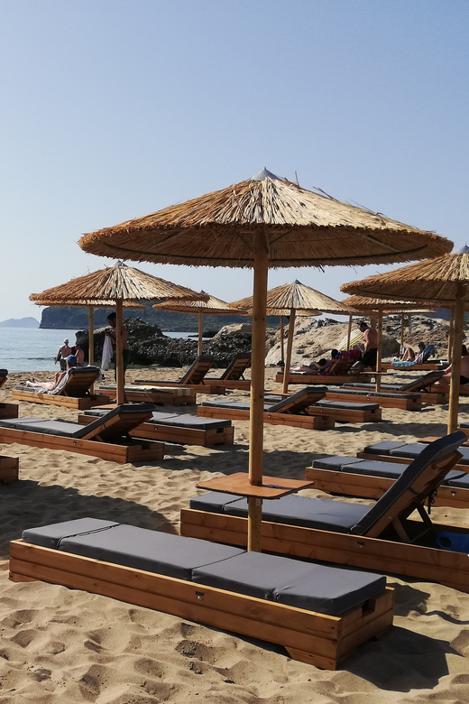 From Chania: Falassarna & Balos Cruise With Pickup - Falasarna Beach (about 2.25 hours): why the lounger is a big deal