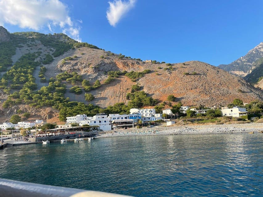 From Chania: Samaria Gorge with Professional Hiking Guide - Agia Roumeli: Swim Finish, Lunch Choices, and Time to Recover