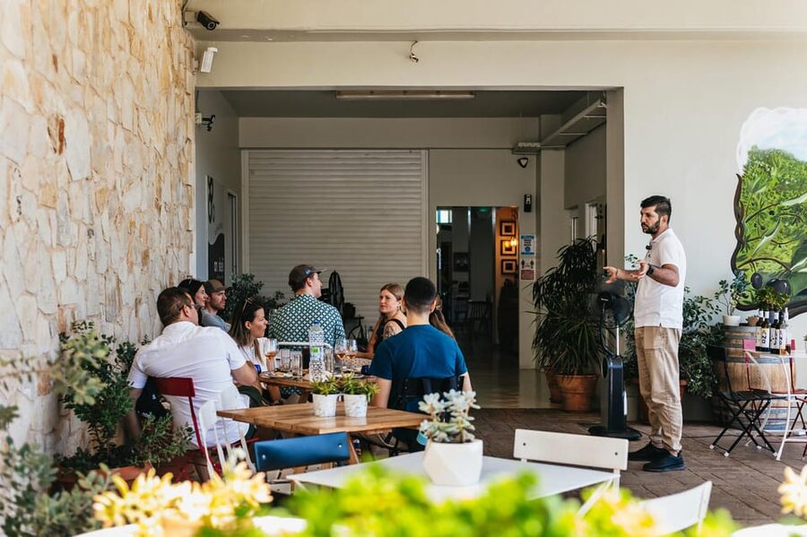 From Chania: Wine and Olive Oil Tasting Tour with Snacks - Olive oil factory time: extra virgin tasting with real production context
