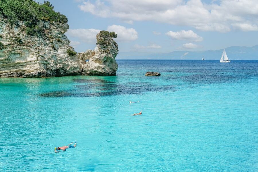 From Corfu Island: Antipaxos & Paxos Blue Caves Boat Cruise - Onboard Bar, Food, and When to Grab Coffee