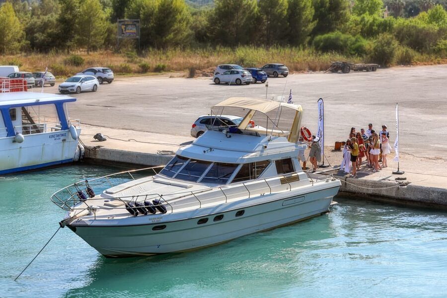 From Corfu: Luxury Yacht Cruise to Paxos and Antipaxos - Getting to Lefkimmi Port at 9:00, and what the small-group setup means