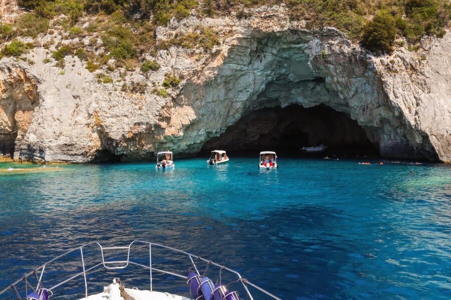 From Corfu: Luxury Yacht Cruise to Paxos and Antipaxos - On board comfort, toilets, snacks, and the crew vibe