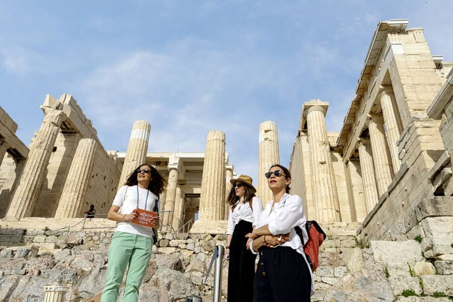From Cruise Port: The Acropolis & Athens Highlights Tour - What to wear and bring for slippery marble and real Athens heat
