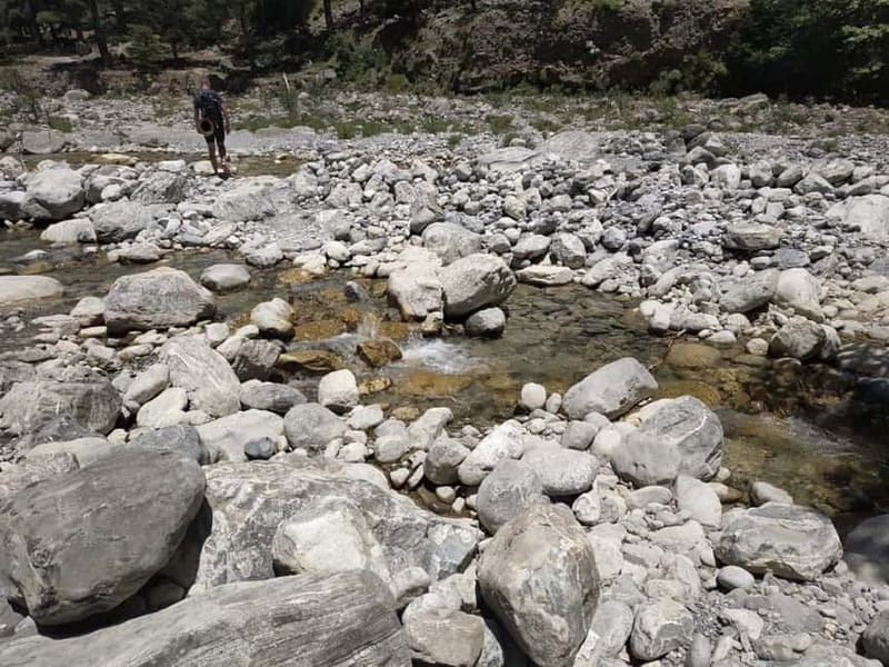 From Georgioupolis: Roundtrip Transfer to Samaria Gorge - Ayia Roumeli finish: swimming in the Libyan Sea