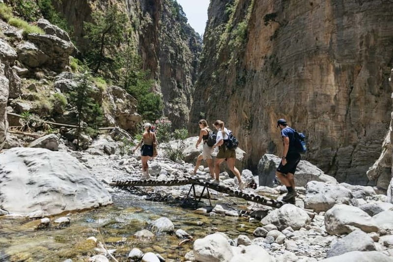 From Heraklion,Agia Pelagia,Malia: Samaria Gorge Guided Trip - From resort pickup to Omalos in the White Mountains
