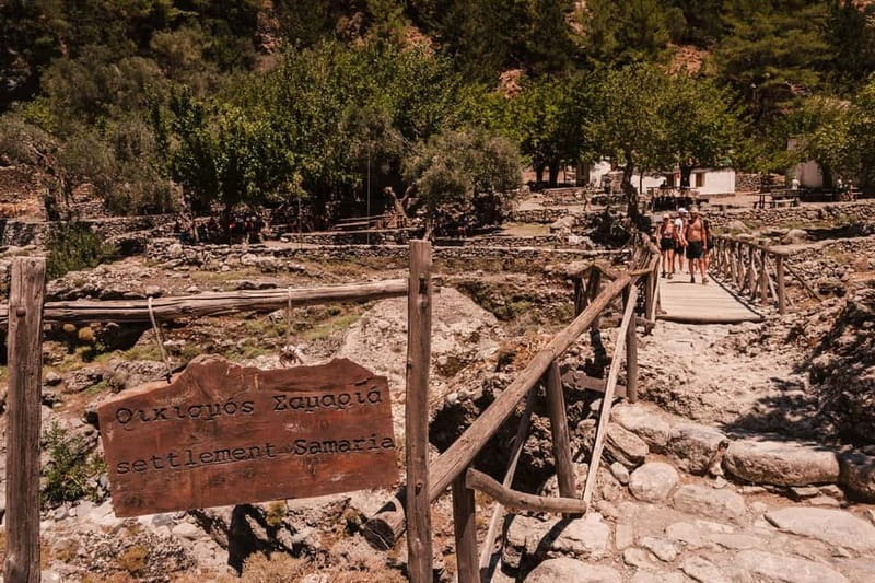 From Heraklion,Agia Pelagia,Malia: Samaria Gorge Guided Trip - Agia Roumeli: the recovery break with real atmosphere