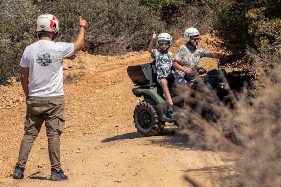 From Heraklion: Quad Safari Wild Crete Day Tour - Hersonissos Coast and the Gouverniotisa Monastery Photo Break