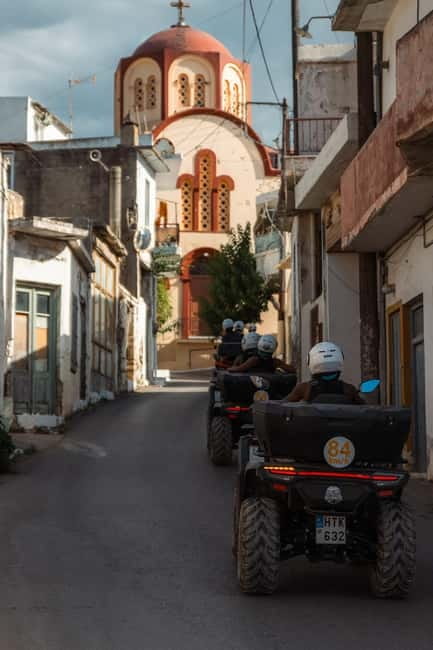 From Heraklion: Quad Safari Wild Crete Evening Tour - 360-Degree Sunset Viewpoint and the Aposelemis River Finale