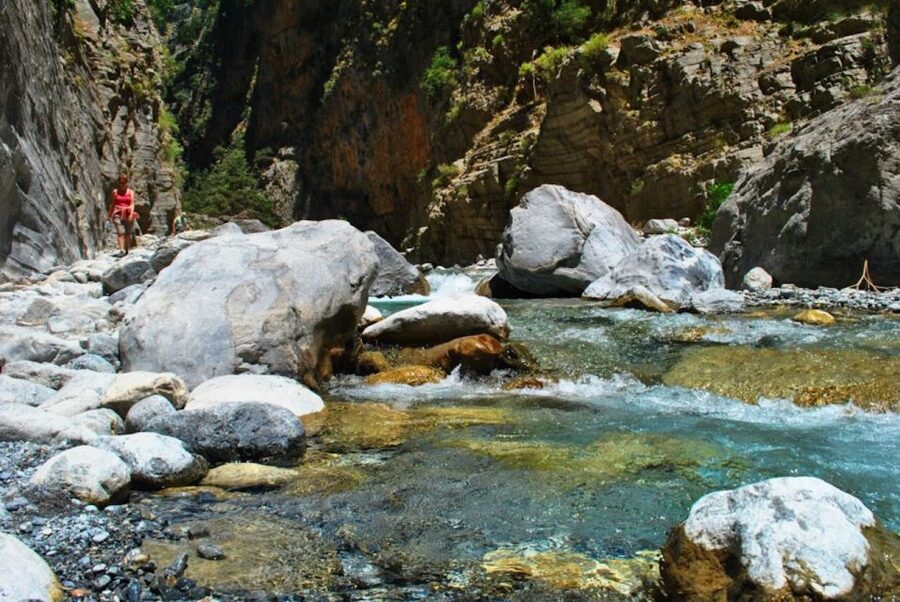 From Heraklion: Samaria Gorge & Agia Roumeli Hiking Day Trip - Ferry back to Chora Sfakion: swapping legs for sea views