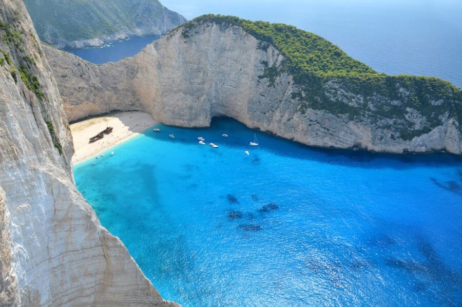 From Kefalonia: Blue Cave Boat Cruise & Shipwreck Photo Stop - Navagio (Shipwreck Beach) photo stop: iconic, but use the time smart