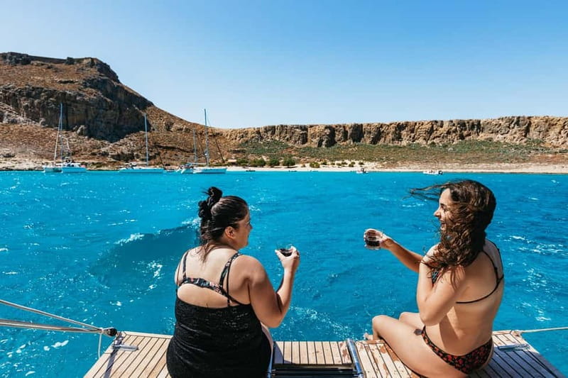 From Kissamos: Balos Gramvousa Sailing Cruise with Lunch - Balos Lagoon stop: swimming, snorkeling, and the calm-water feeling