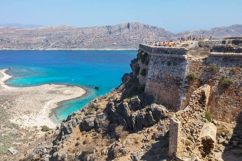From Kissamos Port: Boat Cruise to Balos Lagoon & Gramvousa - Gramvousa Island: pirate-feel beaches, a church swim, and a real climb