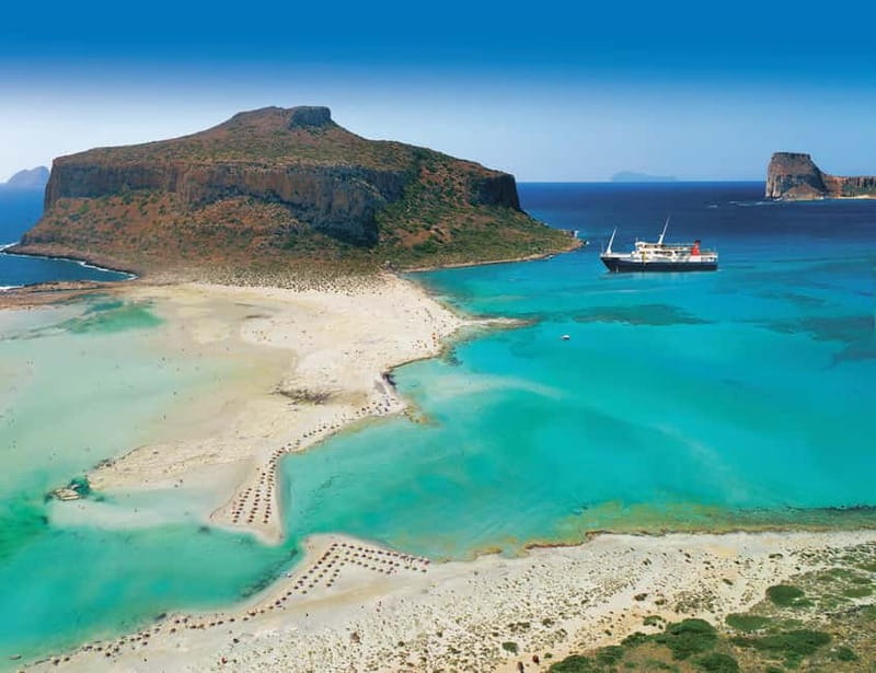 Balos lagoon on the north-west tip of Crete