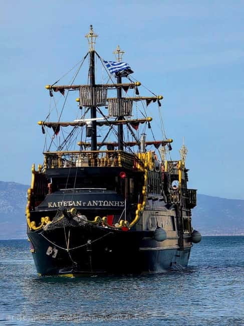 From Kos: 3-Island Boat Trip with BBQ & Water Slide - Kalymnos town time in Pothia: sea life, history hints, and cafes