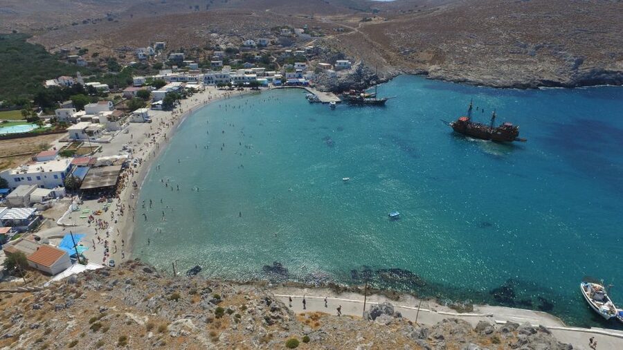 From Kos: 3-Island Pirate Cruise with Lunch and Waterslide - Plati Island: the water slide, snorkeling gear, and real swim time