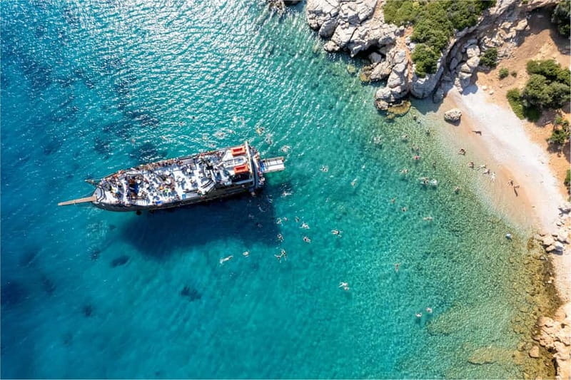 From Kos:A full day cruise in the newest luxury vessel! - Platy (Platy Island): clear-water swimming with a longer free time break