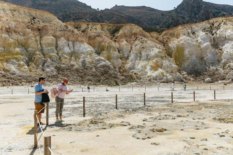 From Kos: Nisyros Island Volcano and Panagia Spiliani - The crater walk: what you will see, what it smells like, and how to not suffer