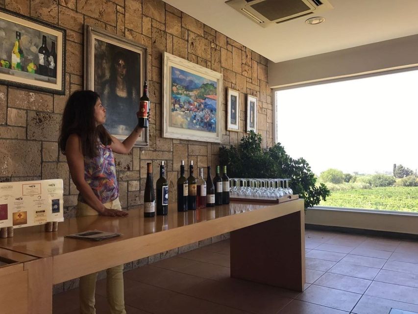 From Kos: Tour of 2 Wineries with Wine Tasting & Small Bites - Things to Watch: Tiny Bites, Audio Glitches, and Group Size