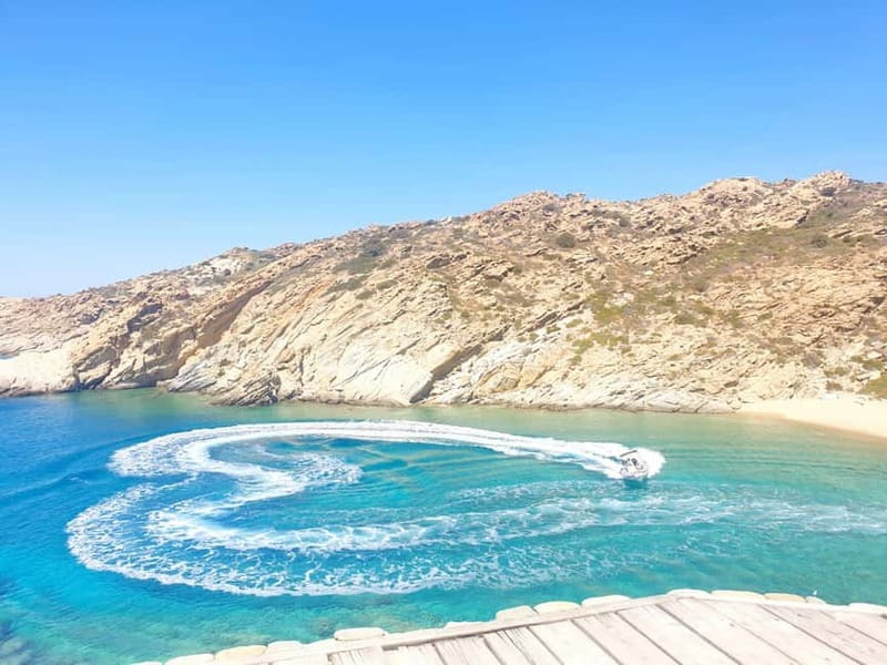 From Milopotas: Ios Island Scenic Snorkeling Cruise - 3 hours, small group energy, and included snorkeling gear