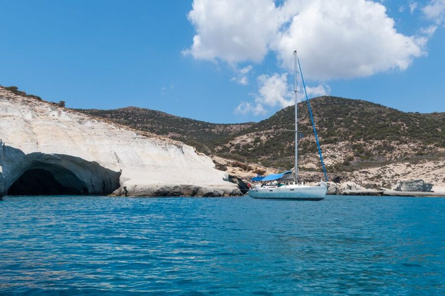 From Milos: Guided Day Cruise to Kleftiko With Lunch - La Pomme Bleue from Adamas, and what makes this cruise feel different