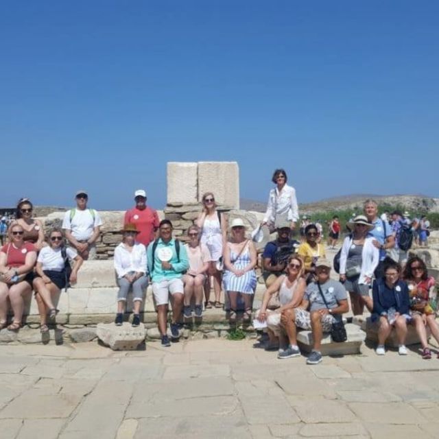 From Mykonos: Ancient Delos Tour - The Terrace of the Lions: the photo stop that also explains the route