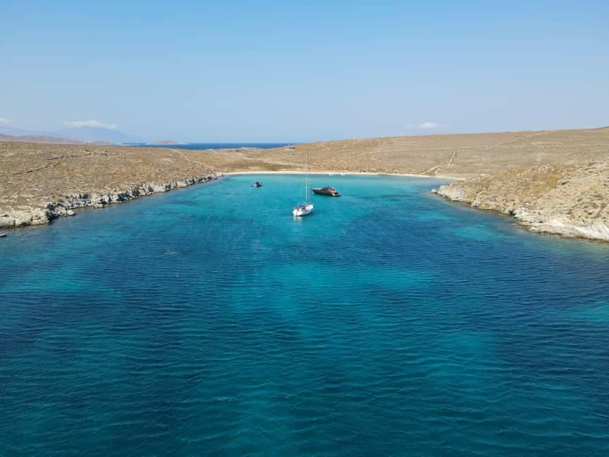 From Mykonos: Cruise to Delos and Rhenia with Lunch - Sailing toward Delos: what you gain by combining sea time with ruins