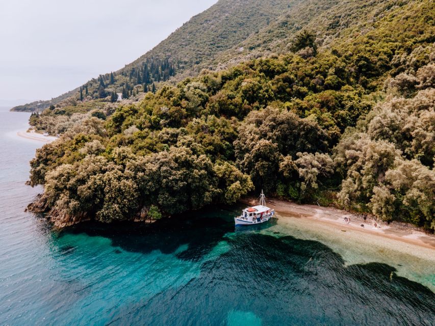 From Nidri: Marine Wildlife Cruise with Lunch and Swim Stops - BBQ lunch on board: included, filling, and very Greek in spirit