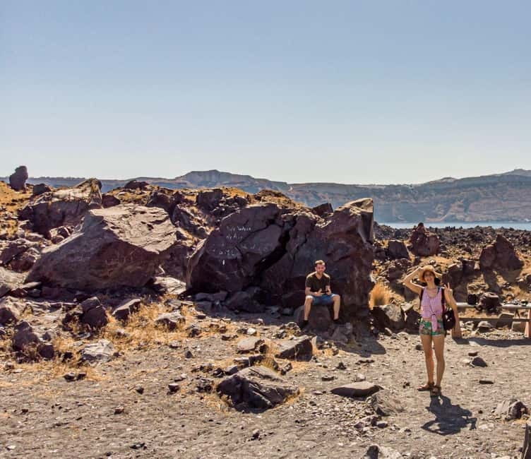 From Old Port:Volcanic Islands Boat Trip & Hot Spring Visit - Palea Kameni hot springs and mud-bath style waters: the swim reality check