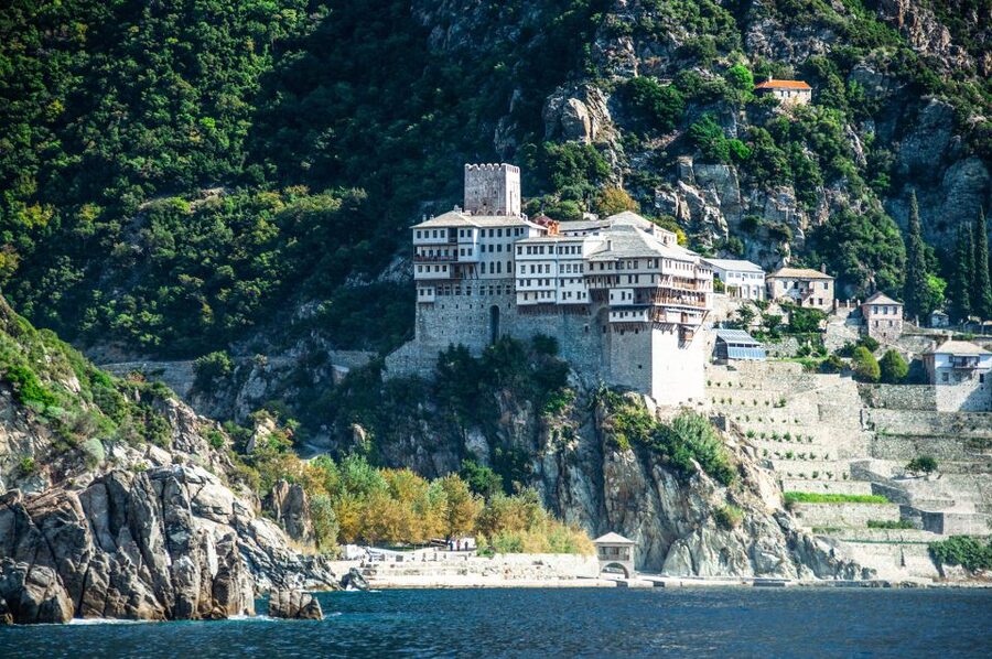 From Ouranoupolis: Cruise to Mount Athos Monasteries - The Onboard Guide, Audio, and How to Catch the Info