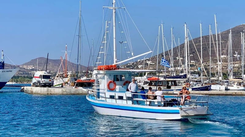 From Paros: Crab Island and Salt Lake Antiparos Boat Trip - Best time to go, morning vs midday vs sunset