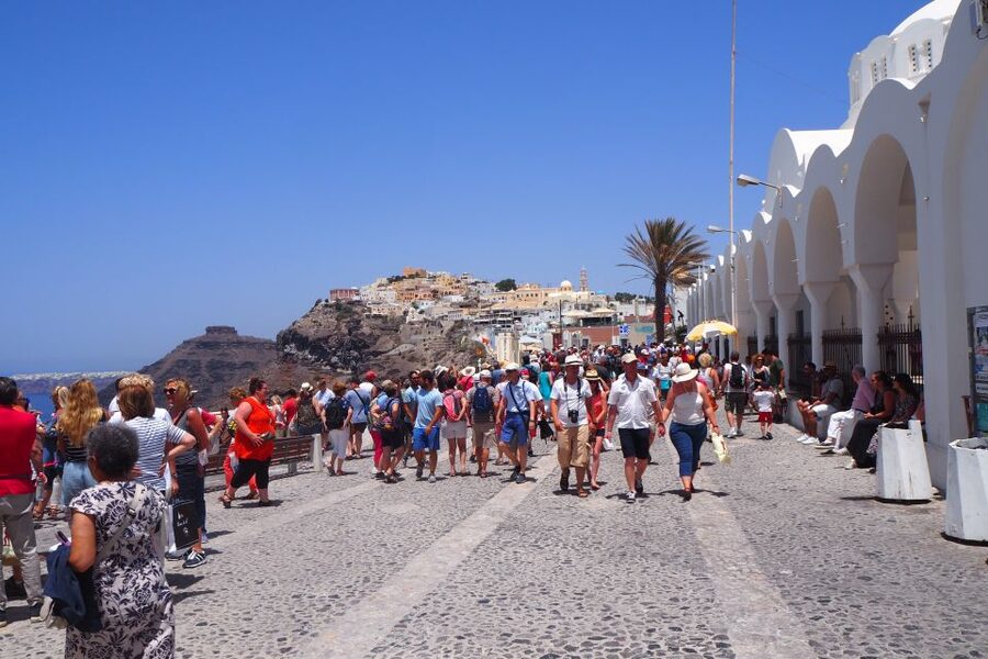 From Paros: Santorini Full-Day Boat Trip - From Paros to the Santorini Caldera, in One Long Day