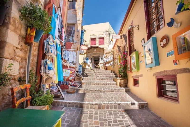 From Rethymno: Chania City Day Trip - The bus ride plus guide talk, how the story fits the walking
