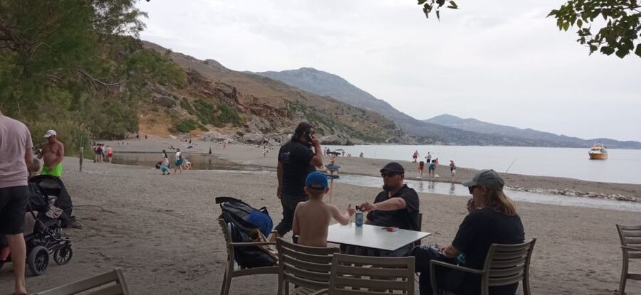 From Rethymno: Kourtaliotiko, Preveli Palm Beach, & Damnoni - The boat ride to Preveli: the part you’ll remember