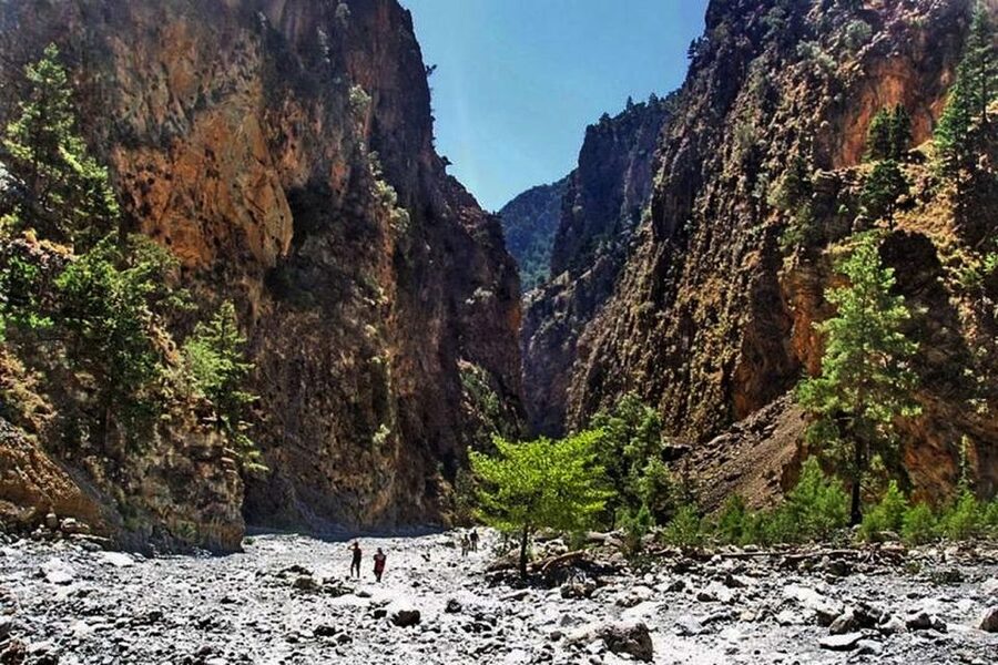 From Rethymno: Samaria Gorge Full-Day Trek, Pickup & Guide - Agia Roumeli: village time, sea swim, and a real finish line