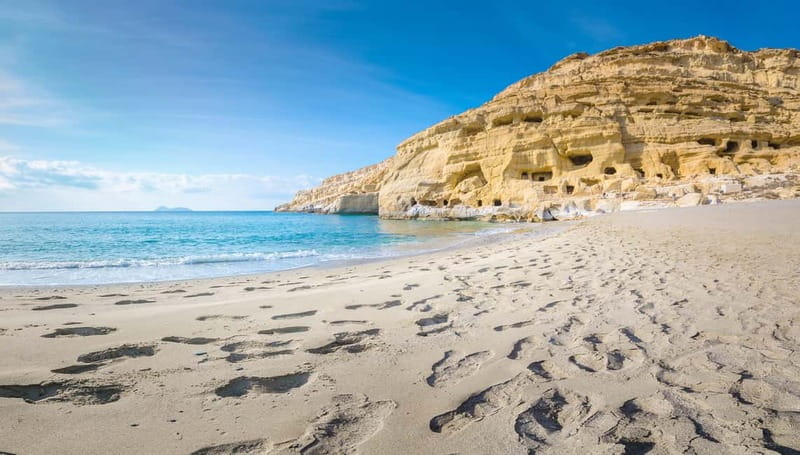 From Rethymno: Spili, Agia Galini, and Matala Tour - Matala caves and 3 hours to enjoy the beach