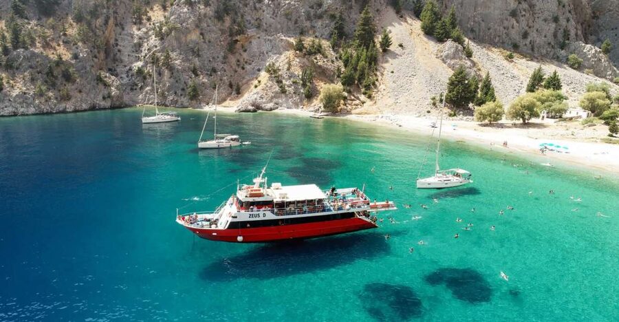From Rhodes: Cruise to Symi Island and Saint George's Bay - The Agios Georgios and Saint George Bay swim stop: what you actually do