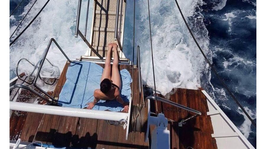 From Rhodes: Cruise to Symi Island and Saint George's Bay - Onboard comfort: seats, bar, toilets, and the view game