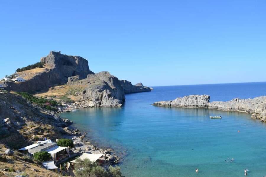 From Rhodes: Lindos and 7 Springs Valley Bus Tour - Rhodes to Lindos: The White Houses Look Fake, Until You’re There