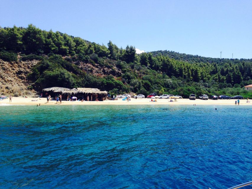 From Thessaloniki: Halkidiki Blue Lagoon Cruise - Stop 2 and 3: Sithonia beaches and the feel of “no other boats” nearby