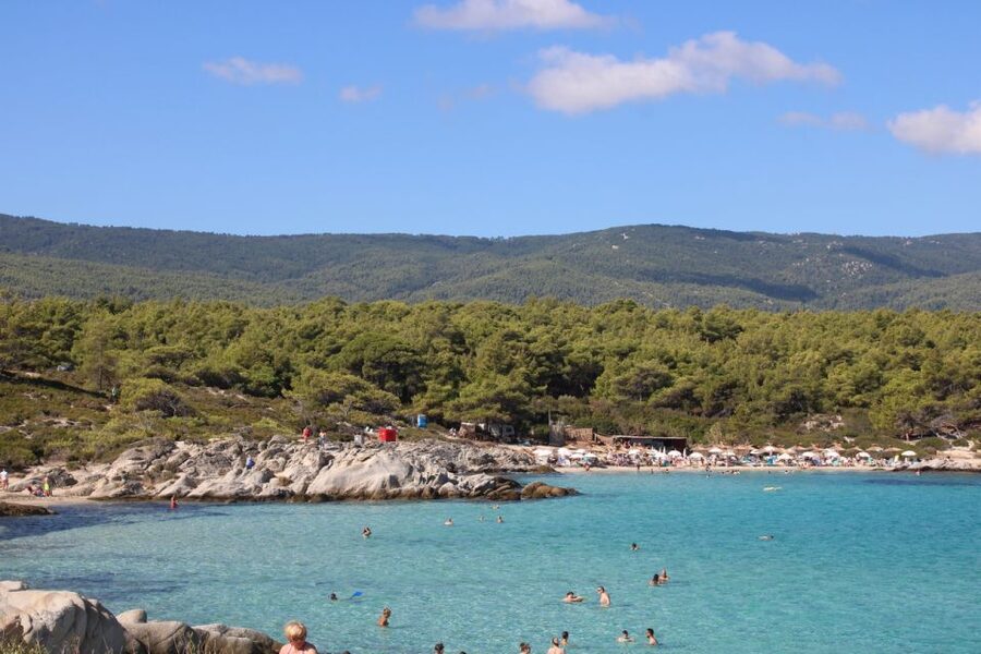 From Thessaloniki: Sithonia Beaches and Scenic Villages Tour - Stop 1: Karydi Beach for a first big swim and reset