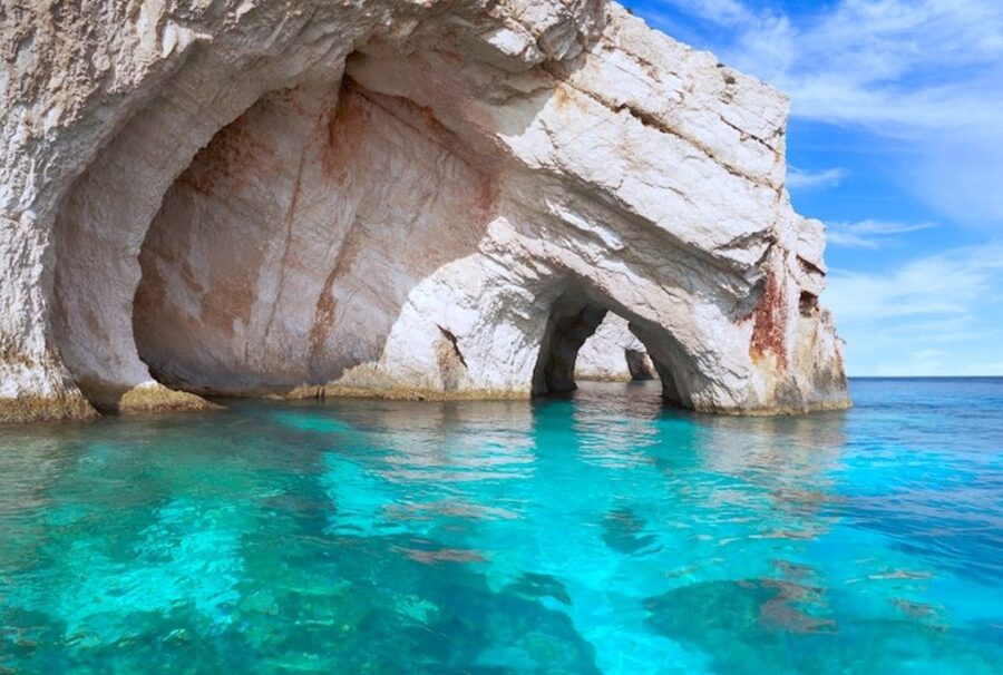 From Zakynthos: 1-Hour Visit to the Blue Caves - Theodosis Cruises departure and the quick boat legs