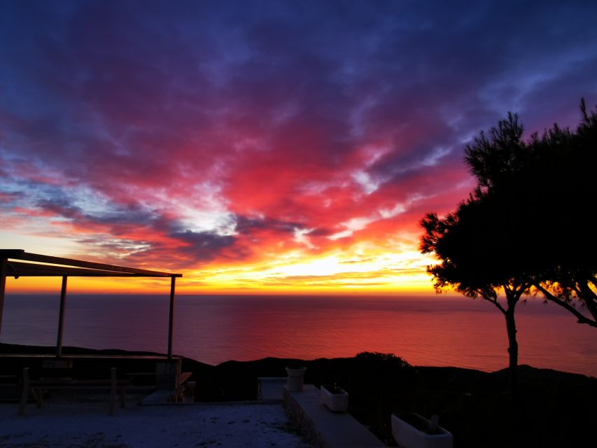 From Zakynthos: Sunset Tour to Agalas and Damianos Cave - From pickup to first views: what the start feels like