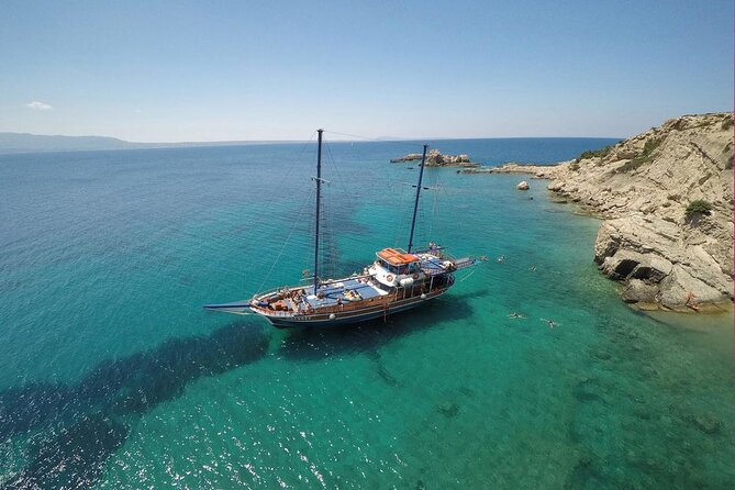 Full Day 3-Island Boat Cruise from Port of Kos - A 7-hour sailing loop with three island stops from Kos