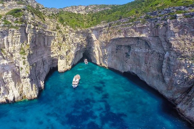 Full-Day Boat Tour of Paxos Antipaxos Blue Caves from Corfu - Onboard vibe: seats, shade, bar reality, and the DJ return