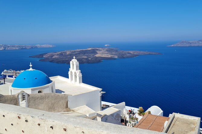 Full-Day Private Tour of Santorini Caldera & The Most Famous Sightseeing - Profitis Ilias Monastery at 567 Meters: Calm Views From a Fortress-Style Site