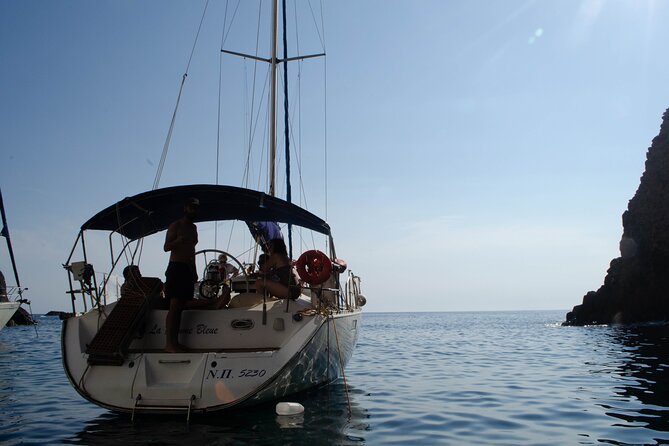 Full day sailing cruise on the West side of Milos island - Agios Dimitrios Church Bell and Fruit Salad Finish