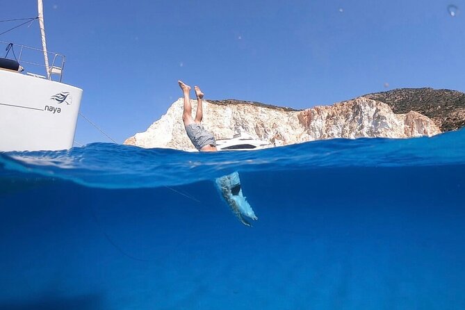 Full-Day Small-Group Cruise in Milos & Poliegos with Lunch - Poliegos’s Blue Lagoon, Galazia Nera, and the seagull islands
