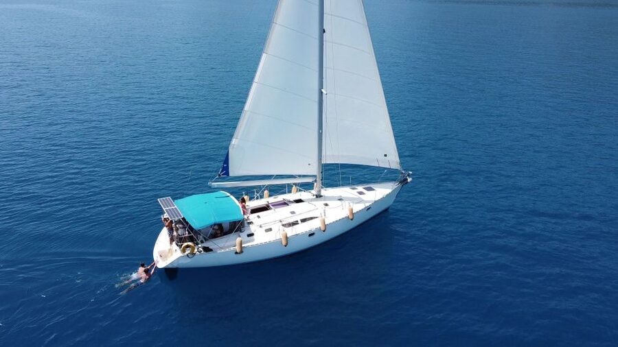 Gouvia: Corfu Island Sailing Trip with Snack and Soft Drinks - What the half day sailing feels like out on the Ionian Sea