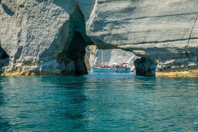 Half Day Boat Tour to Kleftiko Milos - Stop 2: Kleftiko caves, swimming time, and cave viewing